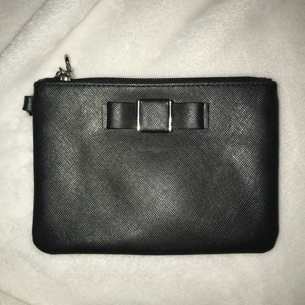 Coach Darcy Bow Leather Wristlet